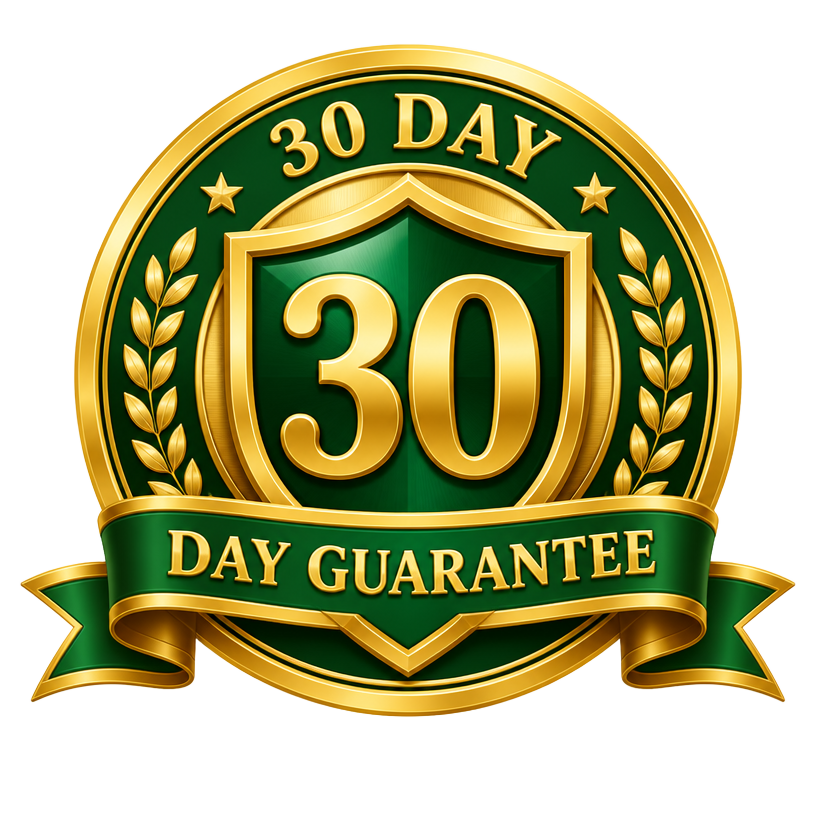 Selo de garantia de 30 dias
